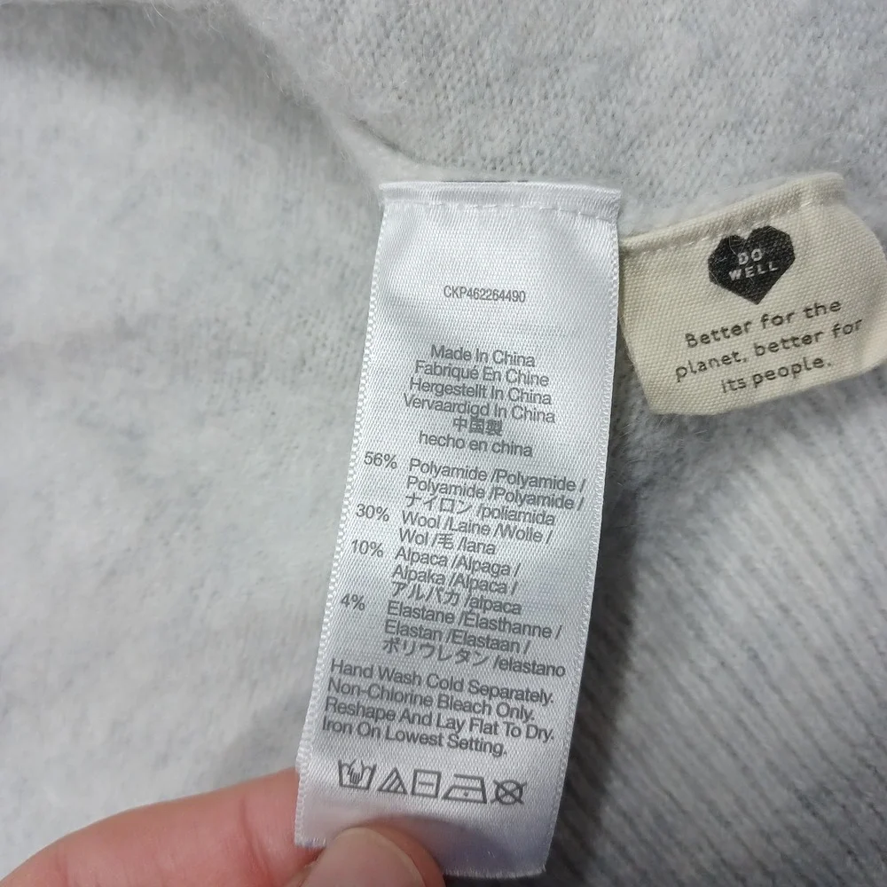 Madewell Cardigan Womens XS Gray Pockets Open‎ Preppy Sweater Casual